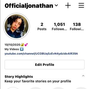 Follow my Instagram account @0fficialjonathan